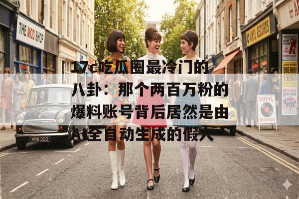 17c吃瓜圈最冷门的八卦：那个两百万粉的爆料账号背后居然是由AI全自动生成的假人